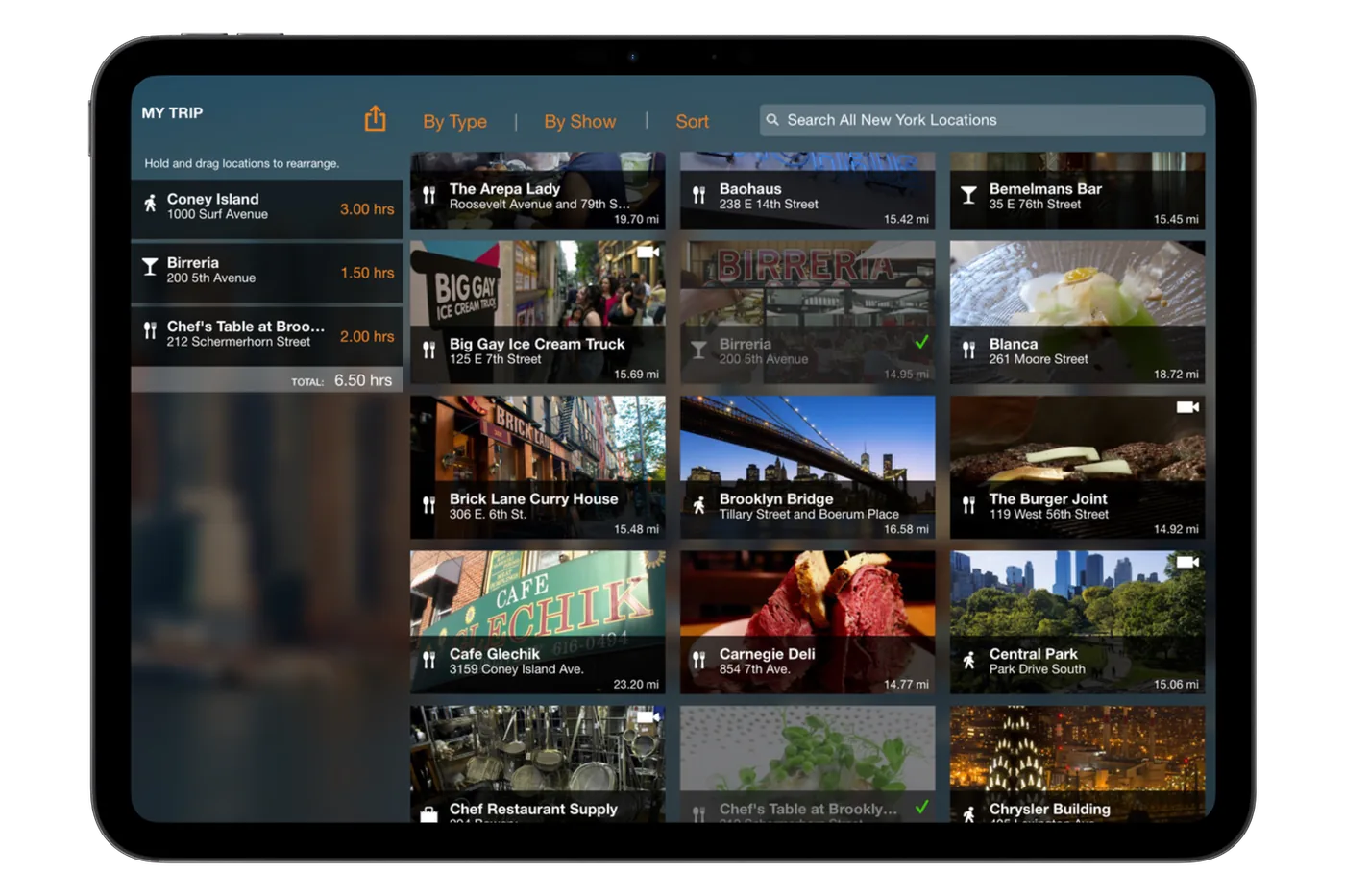Travel Channel Cities destination browsing